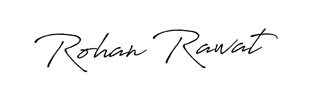 The best way (Antro_Vectra_Bolder) to make a short signature is to pick only two or three words in your name. The name Rohan Rawat include a total of six letters. For converting this name. Rohan Rawat signature style 7 images and pictures png