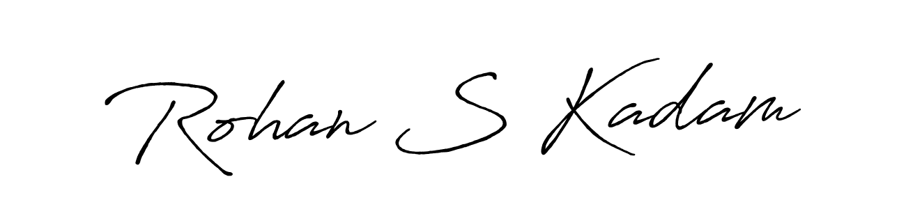 How to make Rohan S Kadam signature? Antro_Vectra_Bolder is a professional autograph style. Create handwritten signature for Rohan S Kadam name. Rohan S Kadam signature style 7 images and pictures png