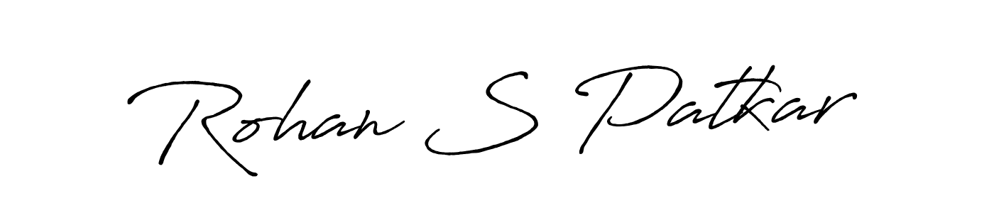 if you are searching for the best signature style for your name Rohan S Patkar. so please give up your signature search. here we have designed multiple signature styles  using Antro_Vectra_Bolder. Rohan S Patkar signature style 7 images and pictures png
