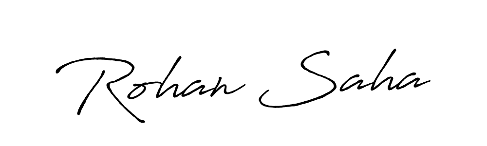 This is the best signature style for the Rohan Saha name. Also you like these signature font (Antro_Vectra_Bolder). Mix name signature. Rohan Saha signature style 7 images and pictures png
