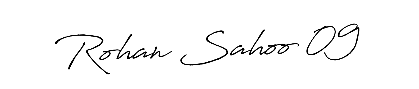 Antro_Vectra_Bolder is a professional signature style that is perfect for those who want to add a touch of class to their signature. It is also a great choice for those who want to make their signature more unique. Get Rohan Sahoo 09 name to fancy signature for free. Rohan Sahoo 09 signature style 7 images and pictures png
