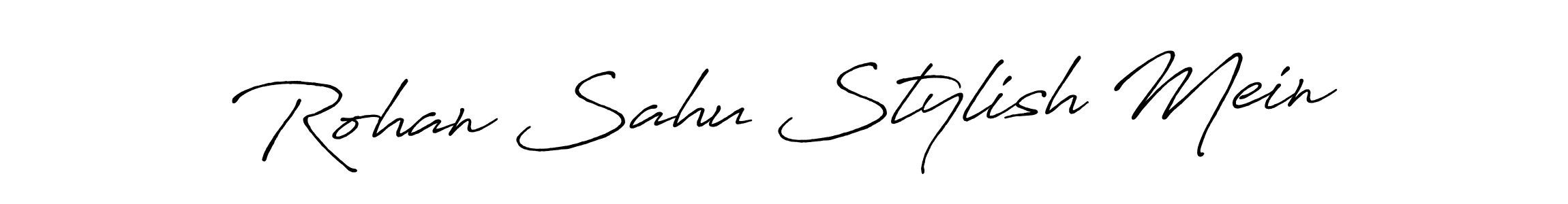 Design your own signature with our free online signature maker. With this signature software, you can create a handwritten (Antro_Vectra_Bolder) signature for name Rohan Sahu Stylish Mein. Rohan Sahu Stylish Mein signature style 7 images and pictures png