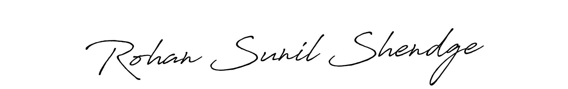 You should practise on your own different ways (Antro_Vectra_Bolder) to write your name (Rohan Sunil Shendge) in signature. don't let someone else do it for you. Rohan Sunil Shendge signature style 7 images and pictures png