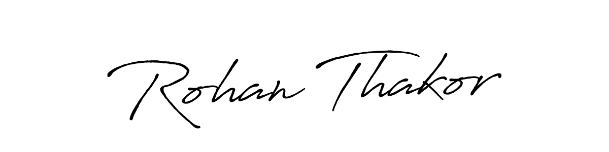 Antro_Vectra_Bolder is a professional signature style that is perfect for those who want to add a touch of class to their signature. It is also a great choice for those who want to make their signature more unique. Get Rohan Thakor name to fancy signature for free. Rohan Thakor signature style 7 images and pictures png