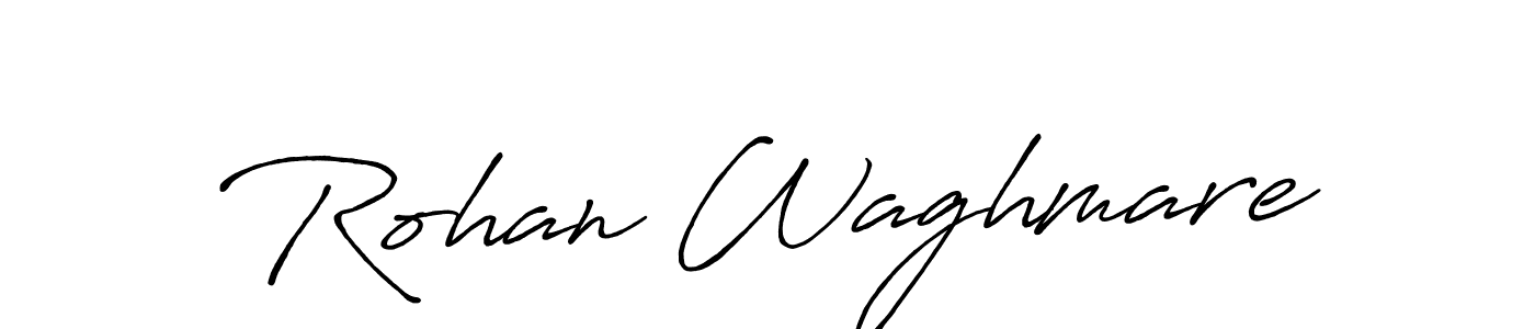 You should practise on your own different ways (Antro_Vectra_Bolder) to write your name (Rohan Waghmare) in signature. don't let someone else do it for you. Rohan Waghmare signature style 7 images and pictures png
