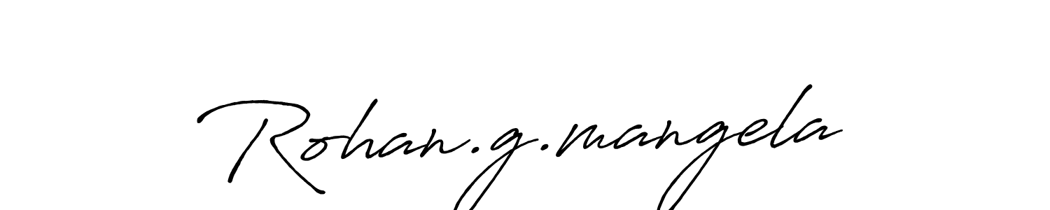 Make a beautiful signature design for name Rohan.g.mangela. Use this online signature maker to create a handwritten signature for free. Rohan.g.mangela signature style 7 images and pictures png