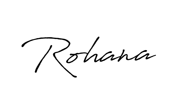 Make a beautiful signature design for name Rohana. With this signature (Antro_Vectra_Bolder) style, you can create a handwritten signature for free. Rohana signature style 7 images and pictures png