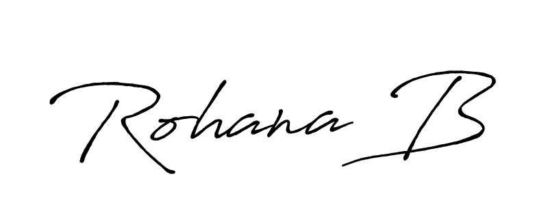 How to Draw Rohana B signature style? Antro_Vectra_Bolder is a latest design signature styles for name Rohana B. Rohana B signature style 7 images and pictures png