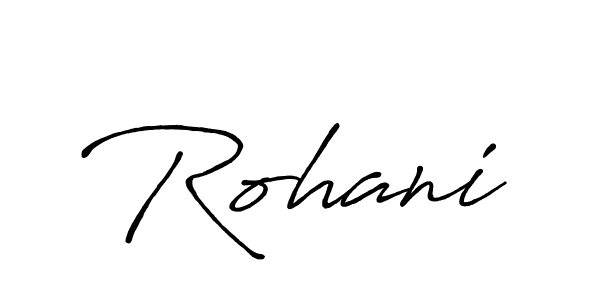 How to make Rohani name signature. Use Antro_Vectra_Bolder style for creating short signs online. This is the latest handwritten sign. Rohani signature style 7 images and pictures png