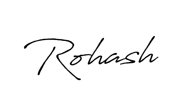 Make a beautiful signature design for name Rohash. With this signature (Antro_Vectra_Bolder) style, you can create a handwritten signature for free. Rohash signature style 7 images and pictures png