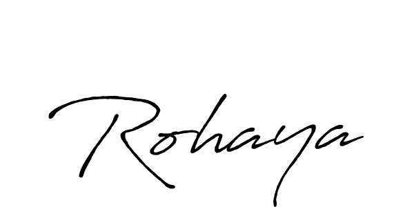 You should practise on your own different ways (Antro_Vectra_Bolder) to write your name (Rohaya) in signature. don't let someone else do it for you. Rohaya signature style 7 images and pictures png
