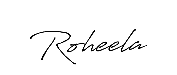 Also we have Roheela name is the best signature style. Create professional handwritten signature collection using Antro_Vectra_Bolder autograph style. Roheela signature style 7 images and pictures png