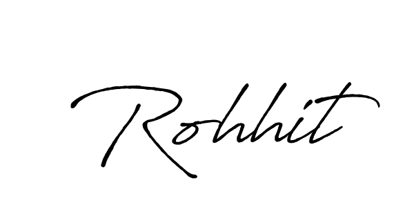 Design your own signature with our free online signature maker. With this signature software, you can create a handwritten (Antro_Vectra_Bolder) signature for name Rohhit. Rohhit signature style 7 images and pictures png