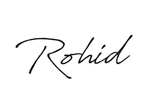 Also we have Rohid name is the best signature style. Create professional handwritten signature collection using Antro_Vectra_Bolder autograph style. Rohid signature style 7 images and pictures png