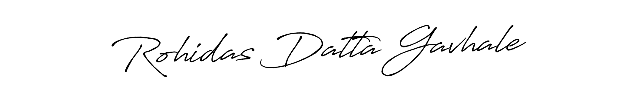 Antro_Vectra_Bolder is a professional signature style that is perfect for those who want to add a touch of class to their signature. It is also a great choice for those who want to make their signature more unique. Get Rohidas Datta Gavhale name to fancy signature for free. Rohidas Datta Gavhale signature style 7 images and pictures png