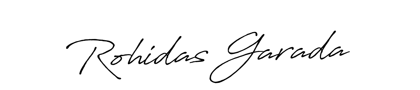 Design your own signature with our free online signature maker. With this signature software, you can create a handwritten (Antro_Vectra_Bolder) signature for name Rohidas Garada. Rohidas Garada signature style 7 images and pictures png