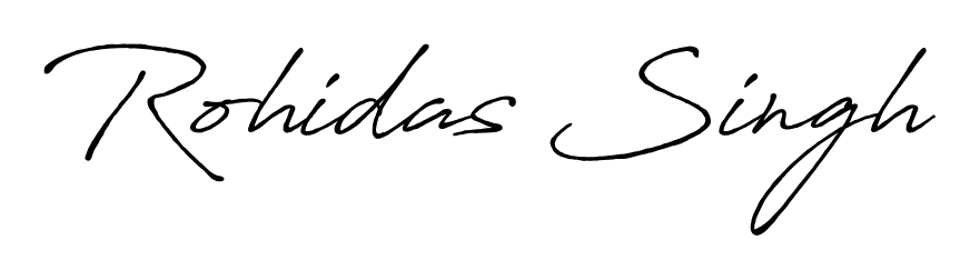 The Antro_Vectra_Bolder handwriting style adds charm and authenticity to name Rohidas Singh. A wonderful choice for personal thank-you notes. Rohidas Singh signature style 7 images and pictures png