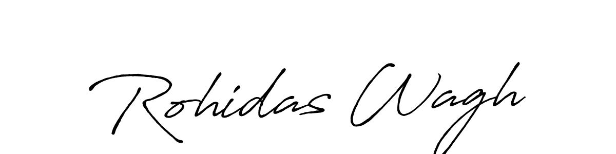 The best way (Antro_Vectra_Bolder) to make a short signature is to pick only two or three words in your name. The name Rohidas Wagh include a total of six letters. For converting this name. Rohidas Wagh signature style 7 images and pictures png