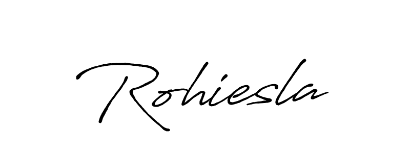 Once you've used our free online signature maker to create your best signature Antro_Vectra_Bolder style, it's time to enjoy all of the benefits that Rohiesla name signing documents. Rohiesla signature style 7 images and pictures png