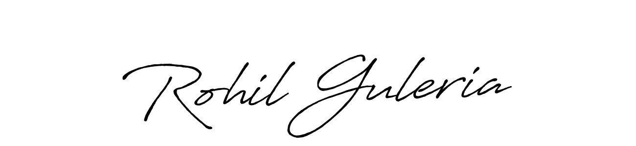 Design your own signature with our free online signature maker. With this signature software, you can create a handwritten (Antro_Vectra_Bolder) signature for name Rohil Guleria. Rohil Guleria signature style 7 images and pictures png