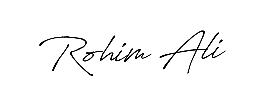 You can use this online signature creator to create a handwritten signature for the name Rohim Ali. This is the best online autograph maker. Rohim Ali signature style 7 images and pictures png