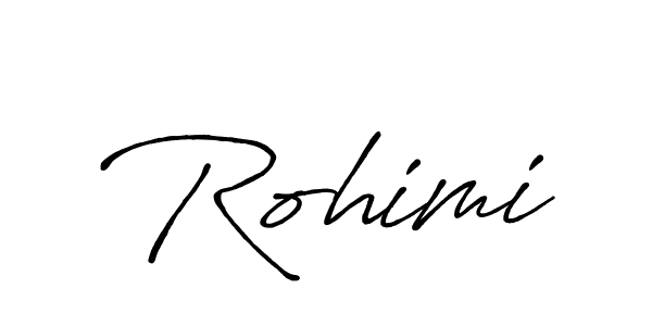 Also we have Rohimi name is the best signature style. Create professional handwritten signature collection using Antro_Vectra_Bolder autograph style. Rohimi signature style 7 images and pictures png