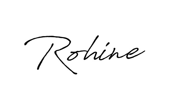 Also You can easily find your signature by using the search form. We will create Rohine name handwritten signature images for you free of cost using Antro_Vectra_Bolder sign style. Rohine signature style 7 images and pictures png