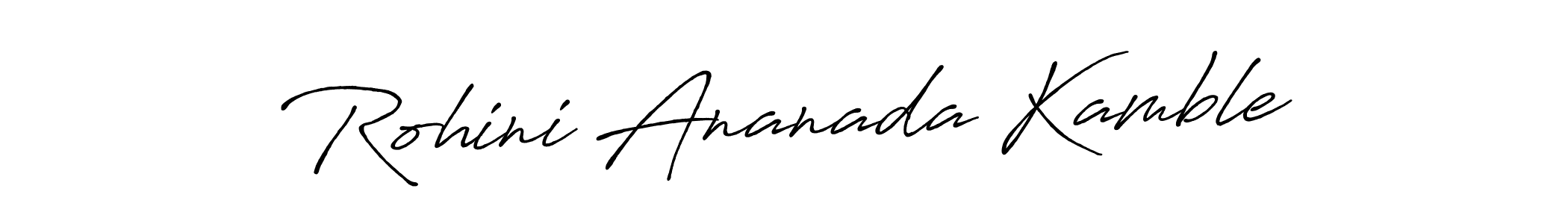 Also You can easily find your signature by using the search form. We will create Rohini Ananada Kamble name handwritten signature images for you free of cost using Antro_Vectra_Bolder sign style. Rohini Ananada Kamble signature style 7 images and pictures png