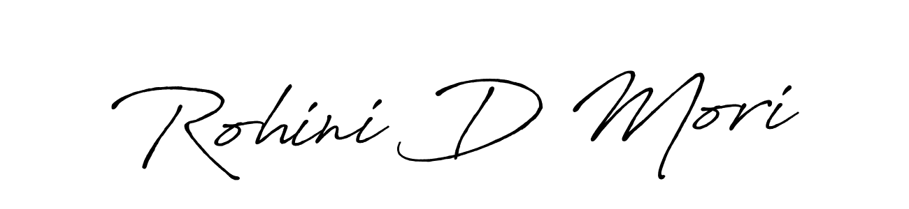 Antro_Vectra_Bolder is a professional signature style that is perfect for those who want to add a touch of class to their signature. It is also a great choice for those who want to make their signature more unique. Get Rohini D Mori name to fancy signature for free. Rohini D Mori signature style 7 images and pictures png