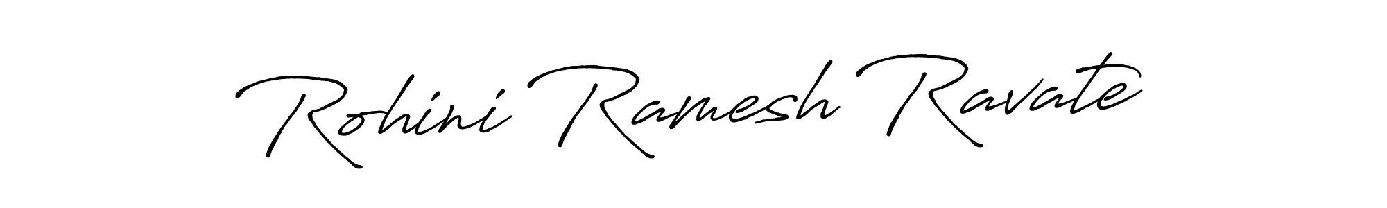 Also You can easily find your signature by using the search form. We will create Rohini Ramesh Ravate name handwritten signature images for you free of cost using Antro_Vectra_Bolder sign style. Rohini Ramesh Ravate signature style 7 images and pictures png