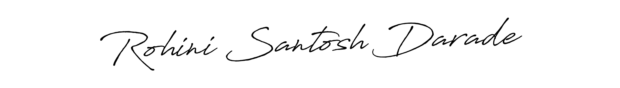 Make a beautiful signature design for name Rohini Santosh Darade. Use this online signature maker to create a handwritten signature for free. Rohini Santosh Darade signature style 7 images and pictures png
