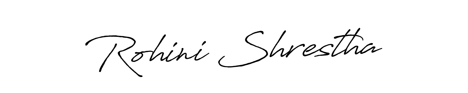 This is the best signature style for the Rohini Shrestha name. Also you like these signature font (Antro_Vectra_Bolder). Mix name signature. Rohini Shrestha signature style 7 images and pictures png