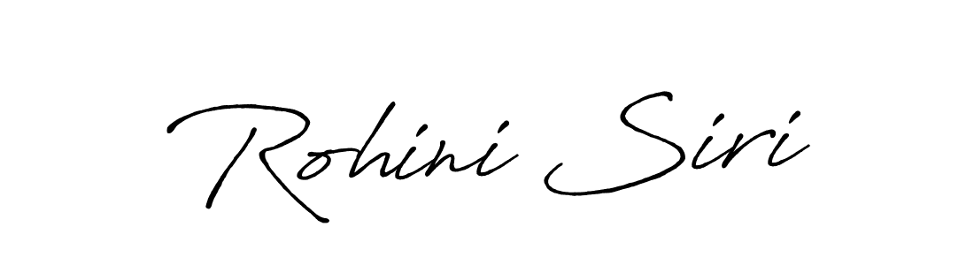 You should practise on your own different ways (Antro_Vectra_Bolder) to write your name (Rohini Siri) in signature. don't let someone else do it for you. Rohini Siri signature style 7 images and pictures png
