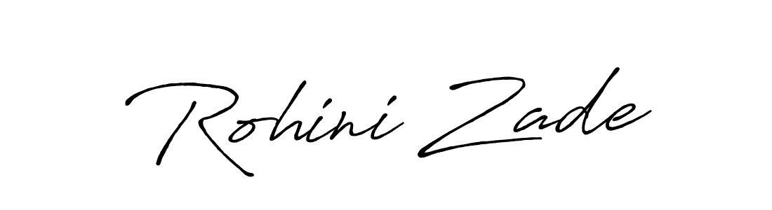 Make a beautiful signature design for name Rohini Zade. Use this online signature maker to create a handwritten signature for free. Rohini Zade signature style 7 images and pictures png