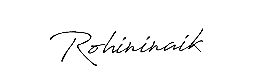 It looks lik you need a new signature style for name Rohininaik. Design unique handwritten (Antro_Vectra_Bolder) signature with our free signature maker in just a few clicks. Rohininaik signature style 7 images and pictures png
