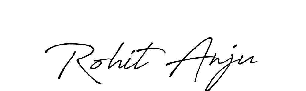 Make a beautiful signature design for name Rohit Anju. Use this online signature maker to create a handwritten signature for free. Rohit Anju signature style 7 images and pictures png