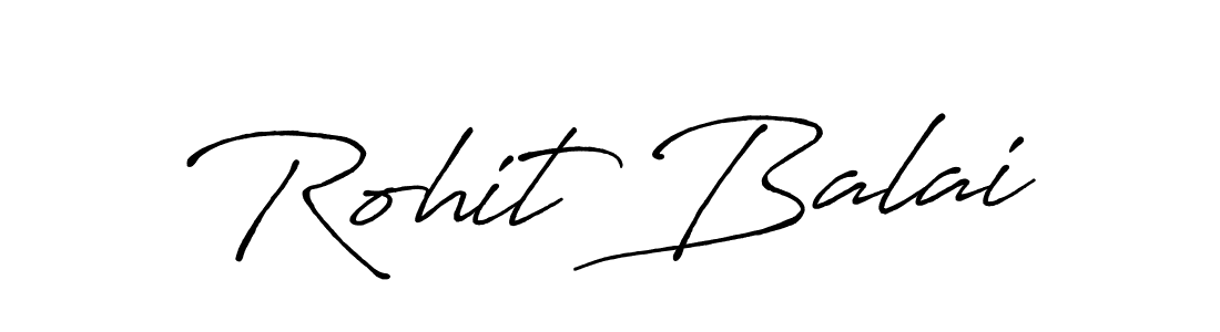 Make a beautiful signature design for name Rohit Balai. With this signature (Antro_Vectra_Bolder) style, you can create a handwritten signature for free. Rohit Balai signature style 7 images and pictures png