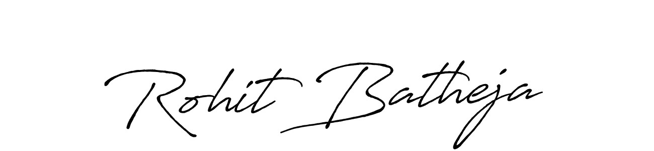 How to make Rohit Batheja signature? Antro_Vectra_Bolder is a professional autograph style. Create handwritten signature for Rohit Batheja name. Rohit Batheja signature style 7 images and pictures png