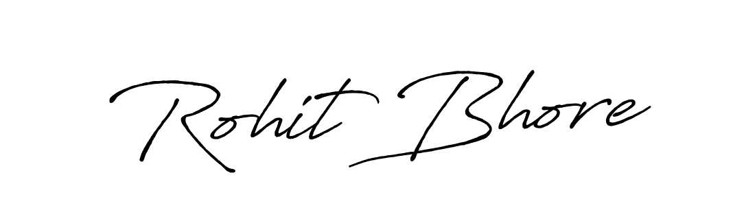 Also You can easily find your signature by using the search form. We will create Rohit Bhore name handwritten signature images for you free of cost using Antro_Vectra_Bolder sign style. Rohit Bhore signature style 7 images and pictures png