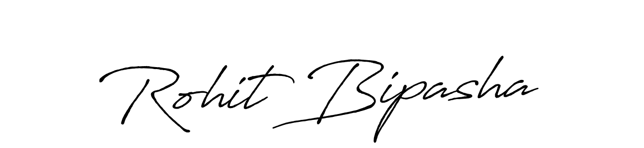 Use a signature maker to create a handwritten signature online. With this signature software, you can design (Antro_Vectra_Bolder) your own signature for name Rohit Bipasha. Rohit Bipasha signature style 7 images and pictures png