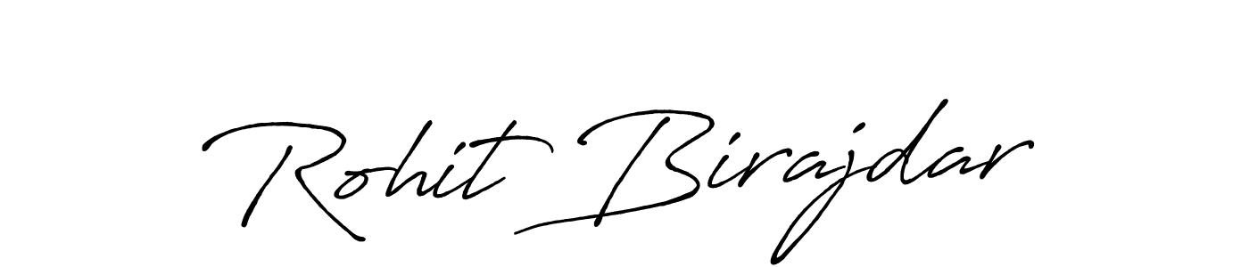 Rohit Birajdar stylish signature style. Best Handwritten Sign (Antro_Vectra_Bolder) for my name. Handwritten Signature Collection Ideas for my name Rohit Birajdar. Rohit Birajdar signature style 7 images and pictures png