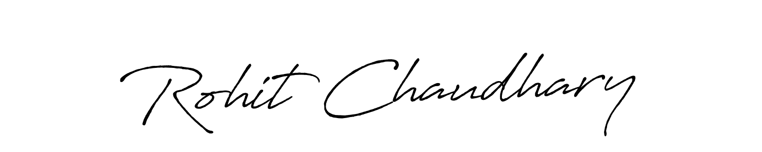 Design your own signature with our free online signature maker. With this signature software, you can create a handwritten (Antro_Vectra_Bolder) signature for name Rohit Chaudhary. Rohit Chaudhary signature style 7 images and pictures png