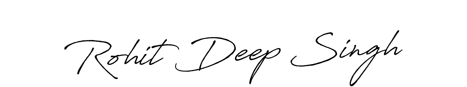 Rohit Deep Singh stylish signature style. Best Handwritten Sign (Antro_Vectra_Bolder) for my name. Handwritten Signature Collection Ideas for my name Rohit Deep Singh. Rohit Deep Singh signature style 7 images and pictures png