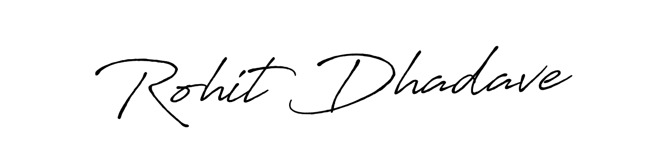 It looks lik you need a new signature style for name Rohit Dhadave. Design unique handwritten (Antro_Vectra_Bolder) signature with our free signature maker in just a few clicks. Rohit Dhadave signature style 7 images and pictures png
