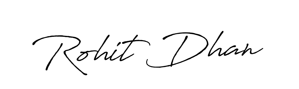 Make a beautiful signature design for name Rohit Dhan. Use this online signature maker to create a handwritten signature for free. Rohit Dhan signature style 7 images and pictures png