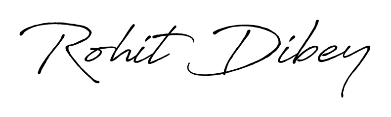 Discover the perfect balance of readability and style for Rohit Dibey with Antro_Vectra_Bolder font. Create your dream signature today. Rohit Dibey signature style 7 images and pictures png