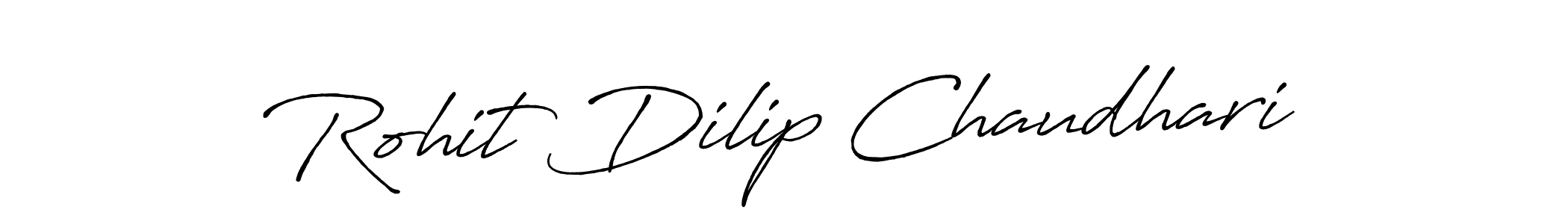 Make a beautiful signature design for name Rohit Dilip Chaudhari. With this signature (Antro_Vectra_Bolder) style, you can create a handwritten signature for free. Rohit Dilip Chaudhari signature style 7 images and pictures png