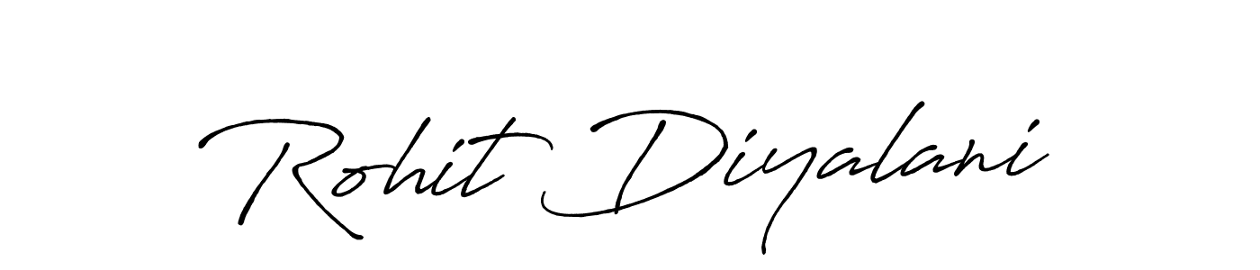 if you are searching for the best signature style for your name Rohit Diyalani. so please give up your signature search. here we have designed multiple signature styles  using Antro_Vectra_Bolder. Rohit Diyalani signature style 7 images and pictures png