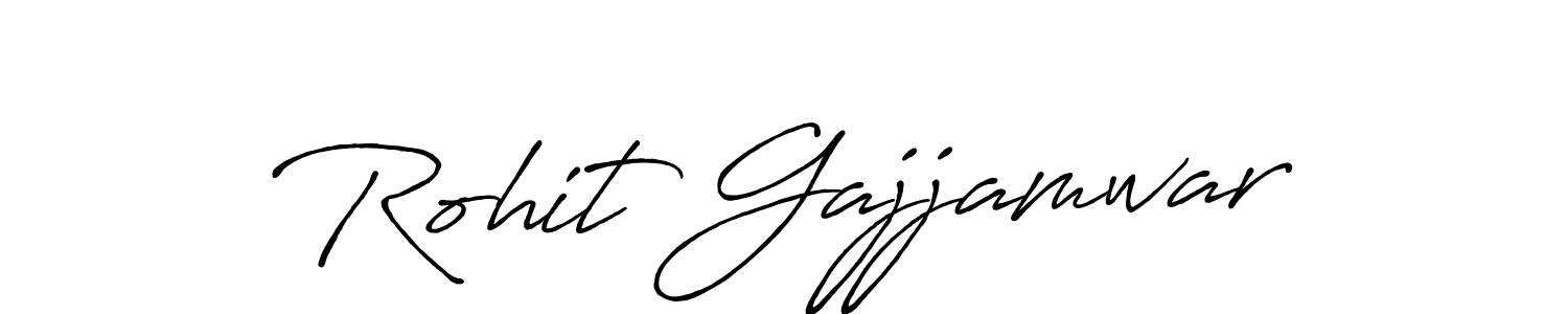 Rohit Gajjamwar stylish signature style. Best Handwritten Sign (Antro_Vectra_Bolder) for my name. Handwritten Signature Collection Ideas for my name Rohit Gajjamwar. Rohit Gajjamwar signature style 7 images and pictures png