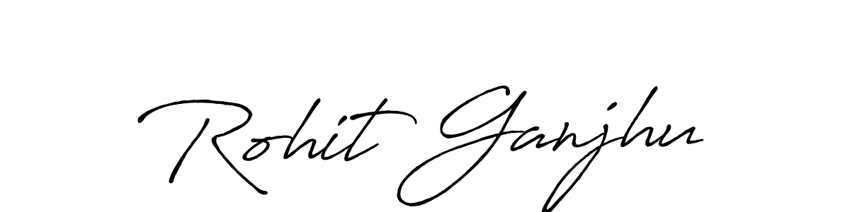 Make a beautiful signature design for name Rohit Ganjhu. Use this online signature maker to create a handwritten signature for free. Rohit Ganjhu signature style 7 images and pictures png